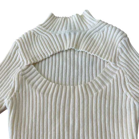 NWT Winter Bliss Ribbed Cutout Sweater Dress Size S - Picture 7 of 9